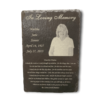 Engraved Memorial Plaque